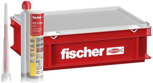 Fischer Fis V Plus 360 S HWK Injektionsspritzenröhrchen in Kiste – 10 x 360 ml – 558769