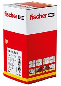 Fischer N 8x100 60 S Nageldübel (50) 50 Stück - 50357