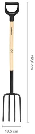 Fiskars solide Spießgabel mit Holzgriff FSC – 1070676