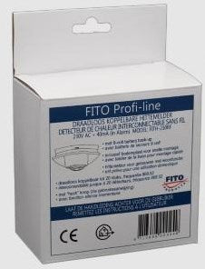 Fito optischer Mini-Wärmemelder 230 V drahtlos anschließbar – 7900546