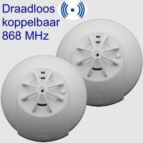 Fito optischer Mini-Wärmemelder 230 V drahtlos anschließbar – 7900546
