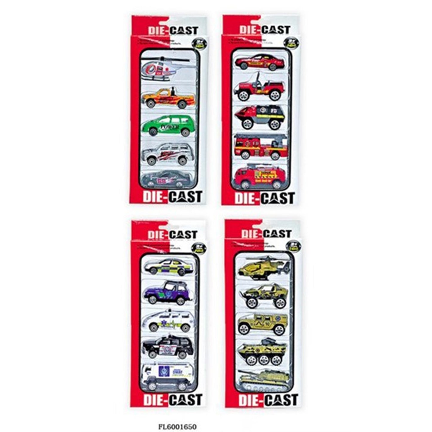 Aro Modellautos Diecast 1:64 Packung mit 5 Stück.