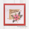 Nellies Wahl • Transparente Blumenstempel Poinsetta