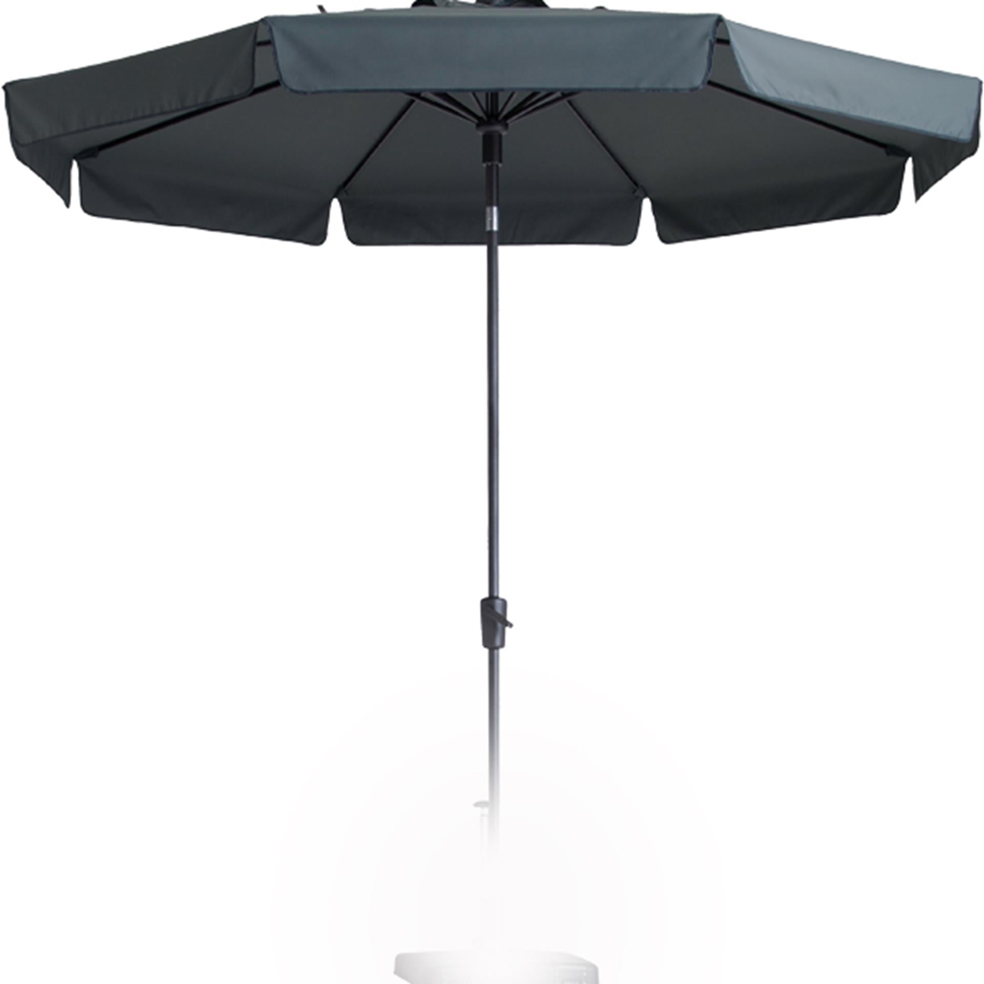 Madison Parasol Flores Luxusrunde 300 cm Grau