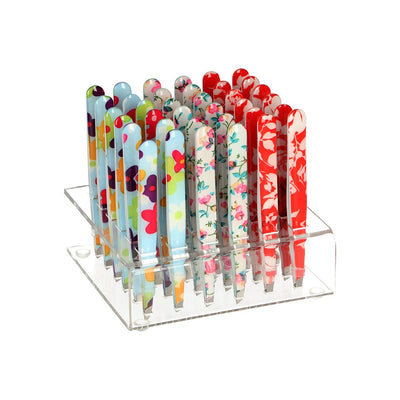 Gesichtsnagelnagel Pincet Blumensorti Display 36 Stücke