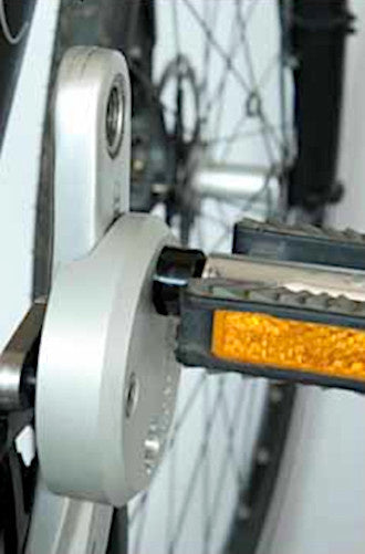 Fom Alu Universal Kurbel -Retirement Universal Links rechts Silber
