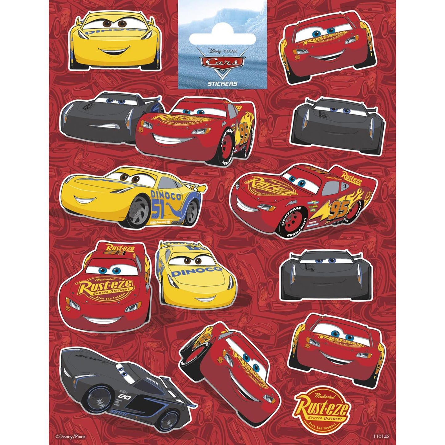 Totum Stickervel -Autos