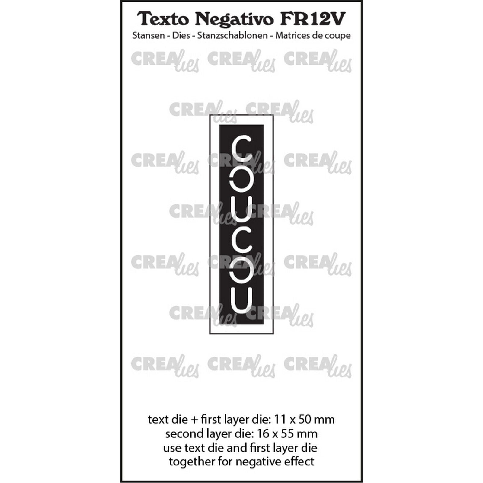 Crealies • texto negativo coucou (vertikal)