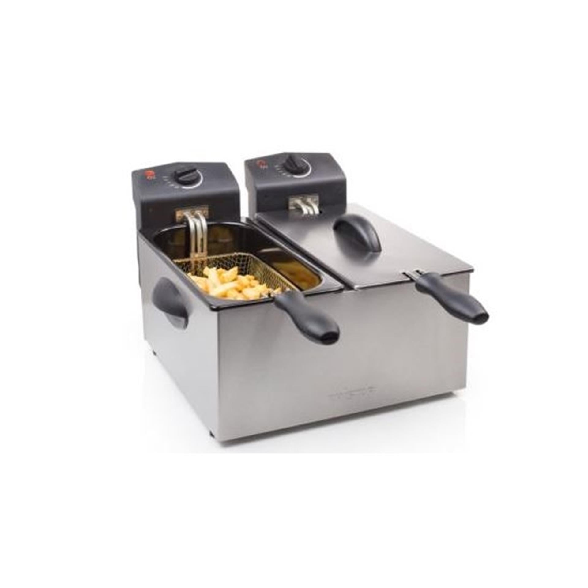 Tristar-Fritteuse mit 2 x 3,0 l Fassungsvermögen