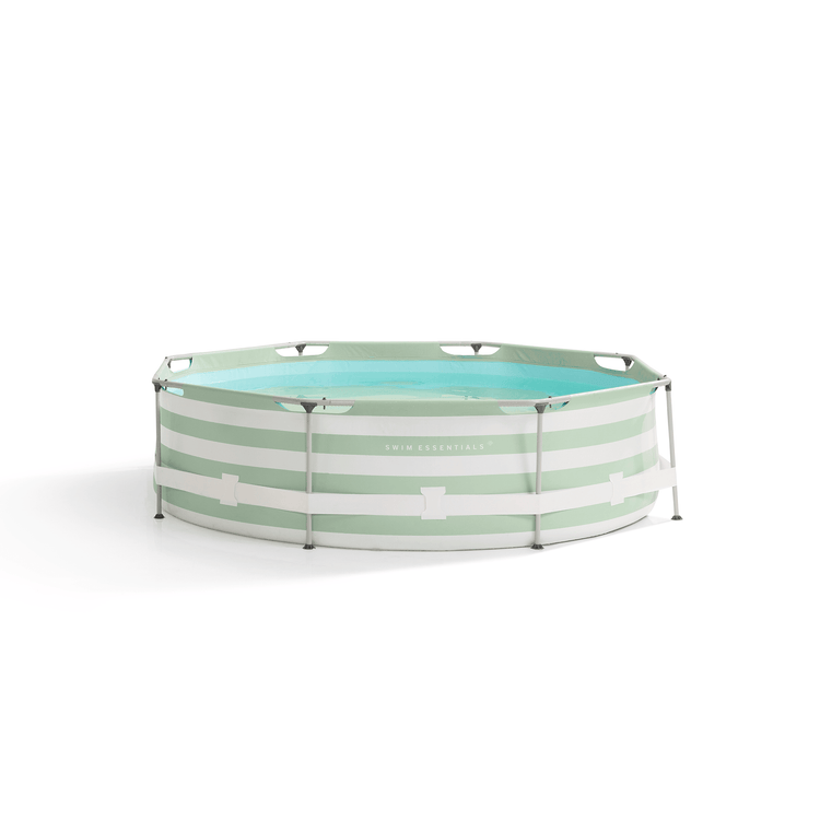 Essenz | Grüne weiße Design -Schwimmbad um 305 x 76 cm inkl. Zubehör