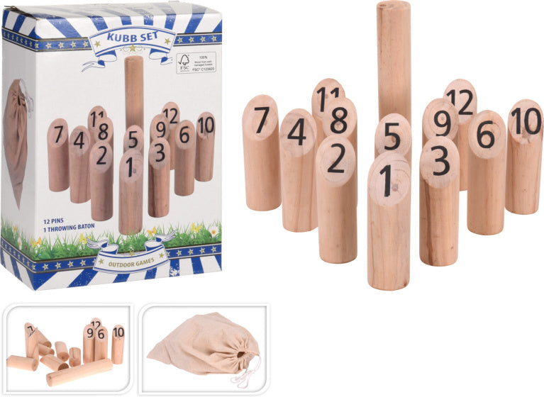 Kostenloses und einfaches Spiel 13-teiliger FSC-Hout