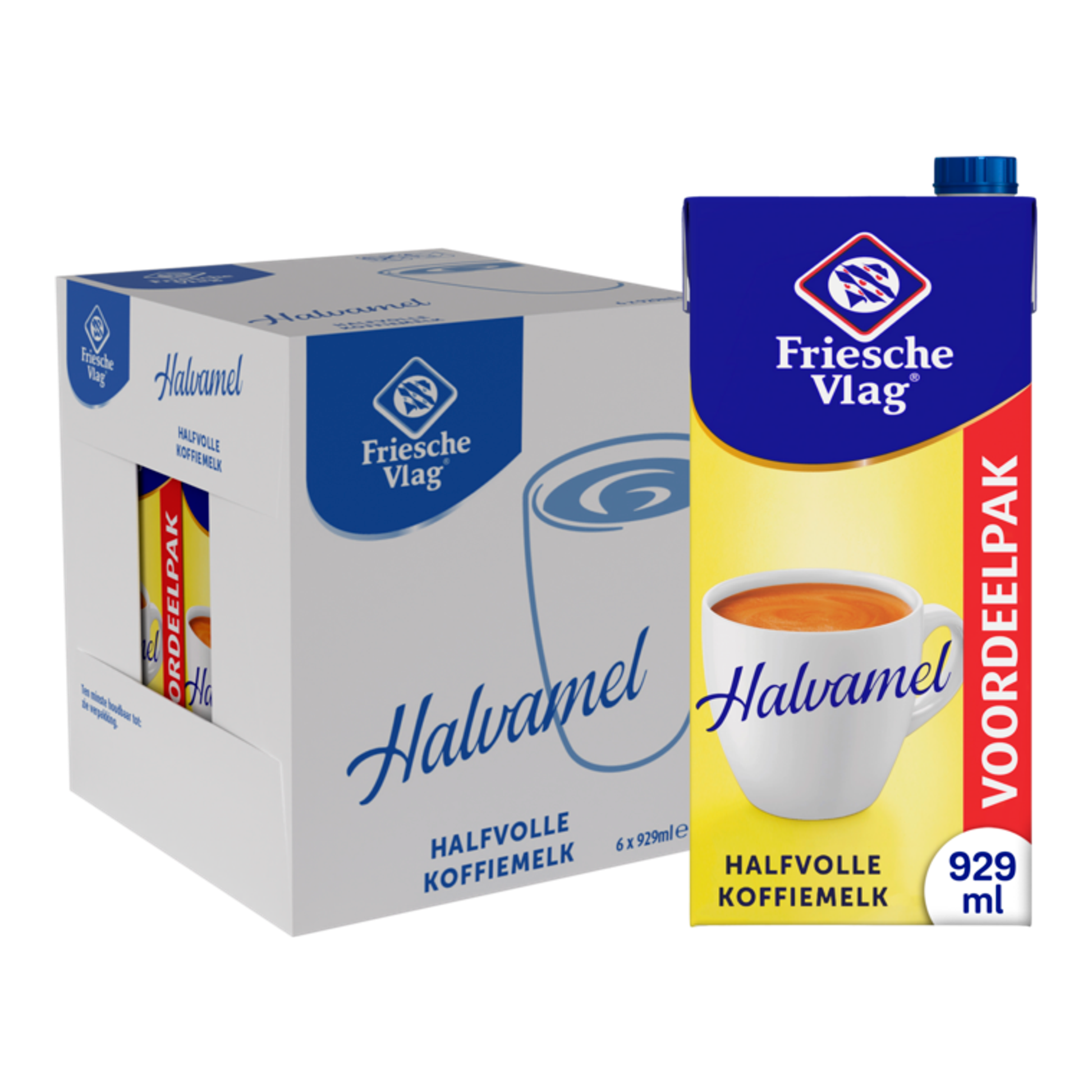 Halvamel-Packung mit friesischer Flagge (6x 930 ml)