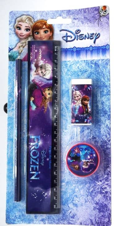 Frozen 4 -Stück Schreibset auf der Karte