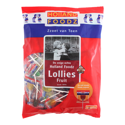 Holland Foodz Fruit Lollipopz (200 Stück)