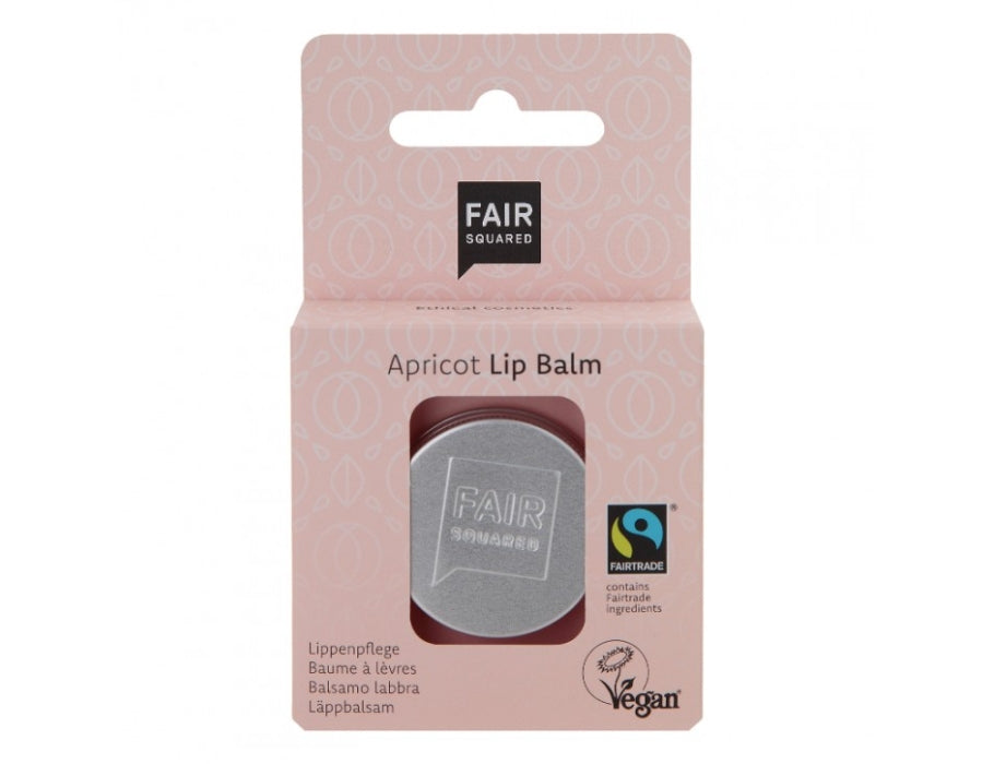 Fairer quadratischer Lippenbalsam empfindlicher Aprikose 12gr.