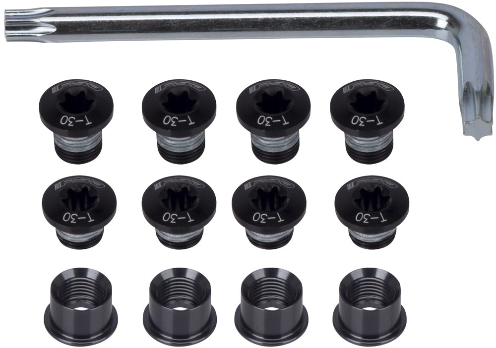 FSA MTB Kettenblattschrauben Torx schwarz (12 Stück)