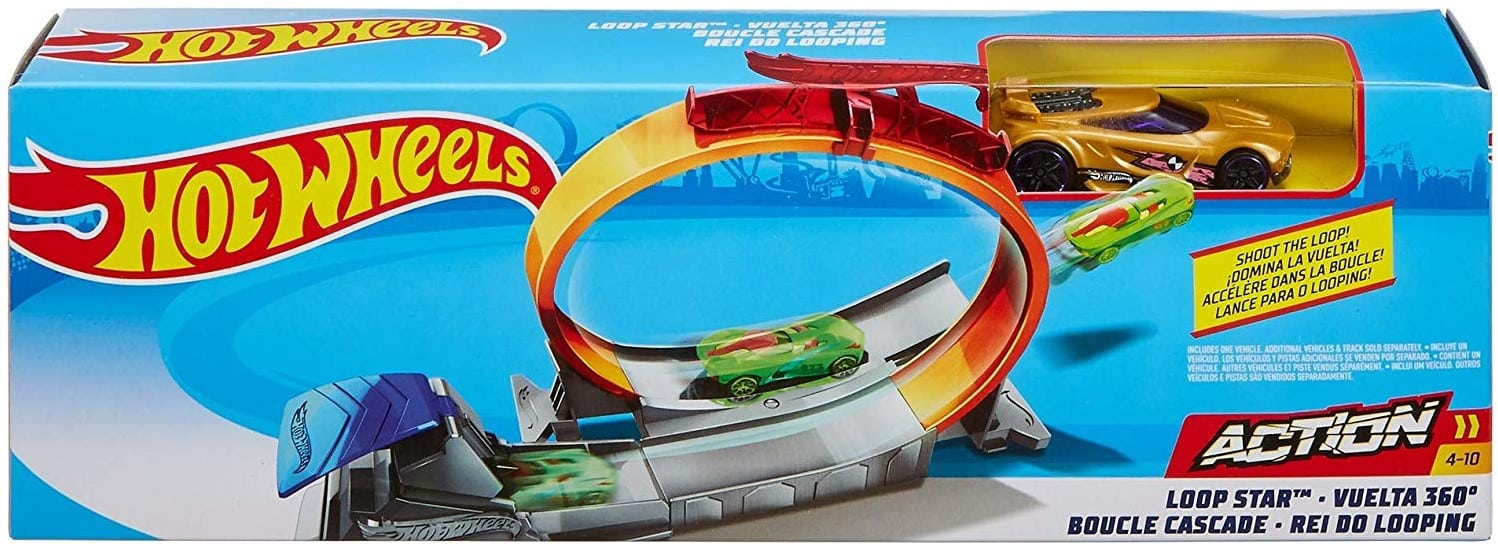 Mattel Hot Wheels Loop Star Track mit Auto
