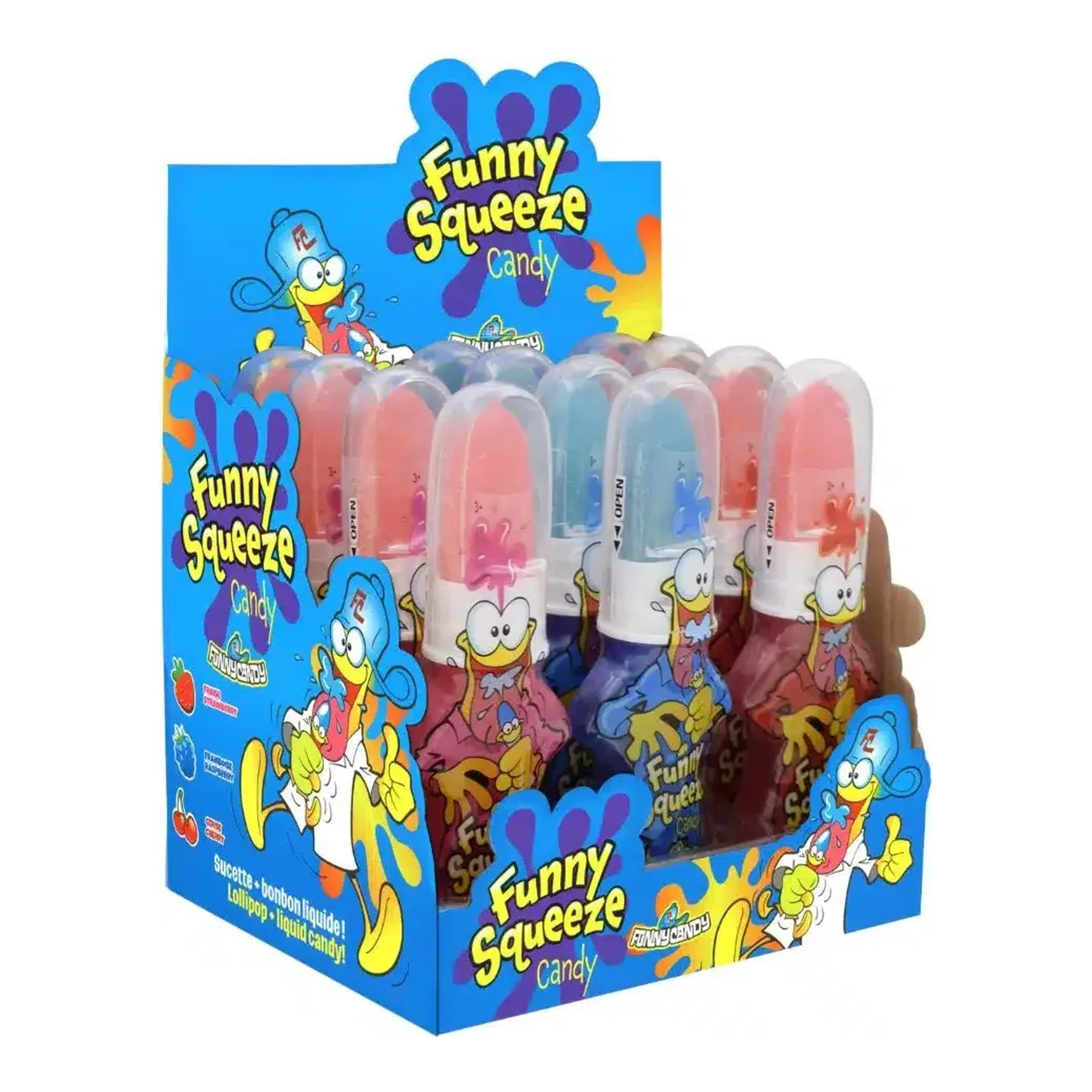 Lustige Süßigkeiten lustiger Squeeze Pop (55gr)