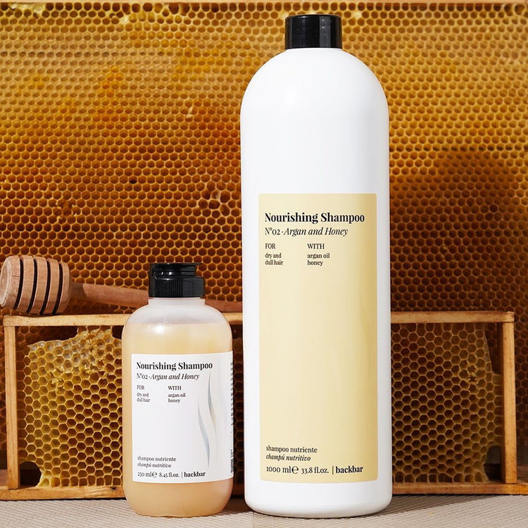 Farmavita Backbar Pflegeshampoo Nr. 02 Argan und Honig 1000 ml