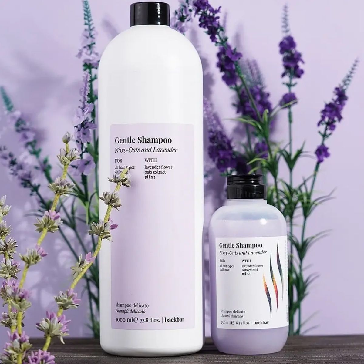 Farmavita Backbar sanftes Shampoo Nr. 03 Hafer und Lavendel 250 ml