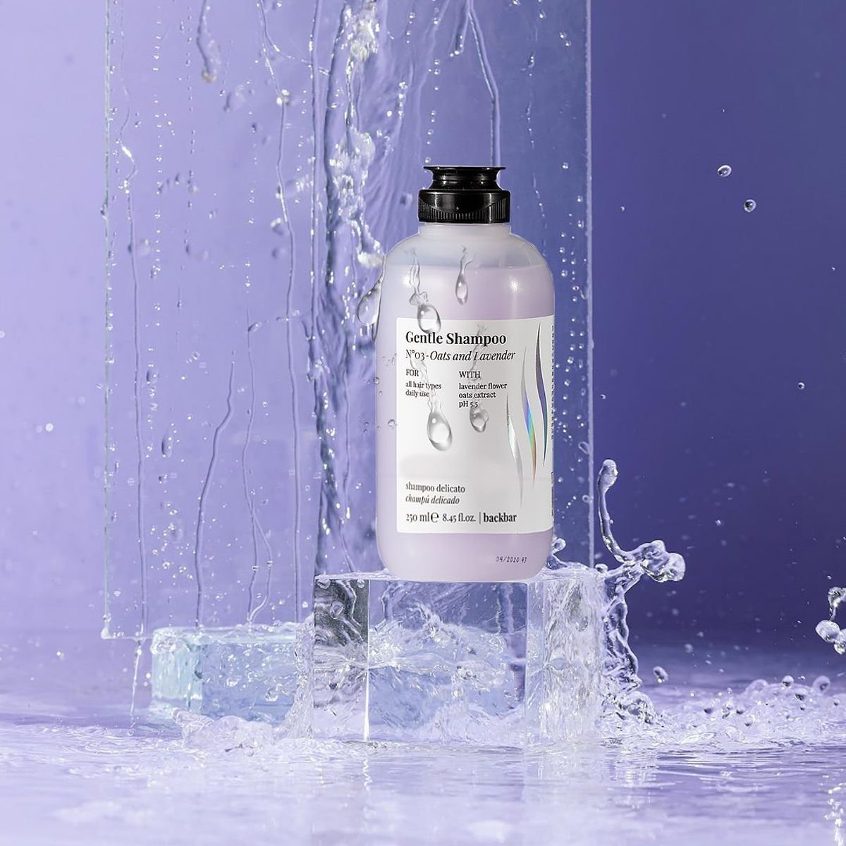 Farmavita Backbar sanftes Shampoo Nr. 03 Hafer und Lavendel 250 ml