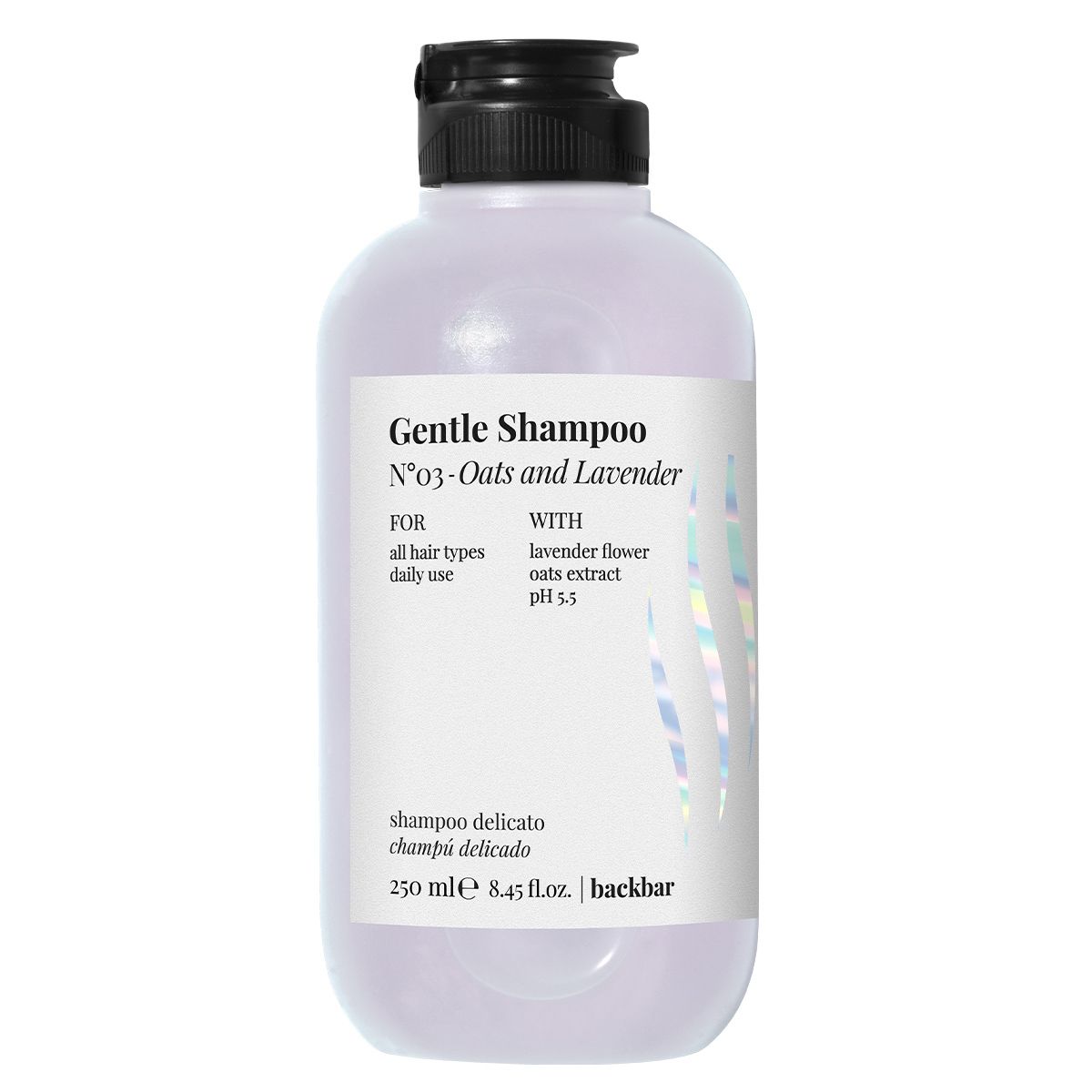 Farmavita Backbar sanftes Shampoo Nr. 03 Hafer und Lavendel 250 ml