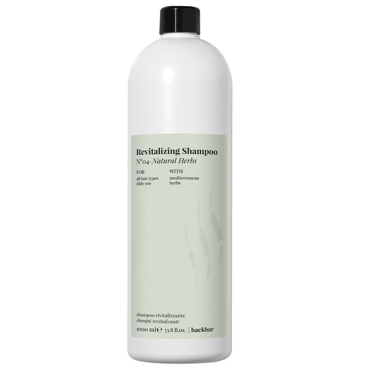 Farmavita Backbar revitalisierendes Shampoo Nr. 04 natürliche Kräuter 1000 ml