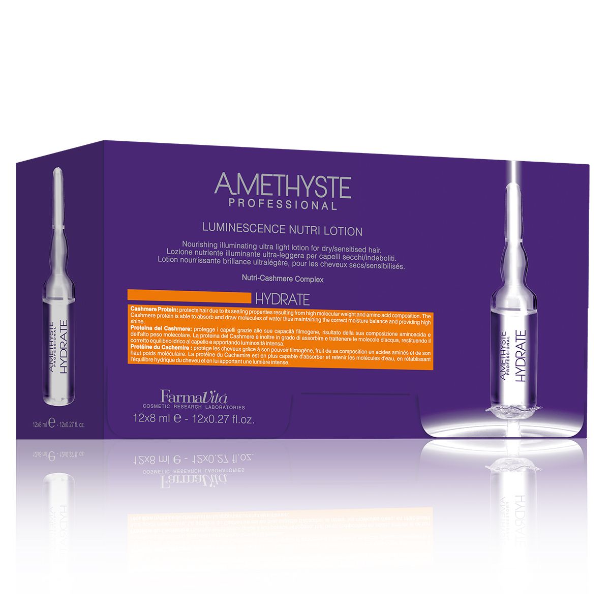 Farmavita Amethyst Hydrate Lumineszenz Nutri Lotion 12x8ml