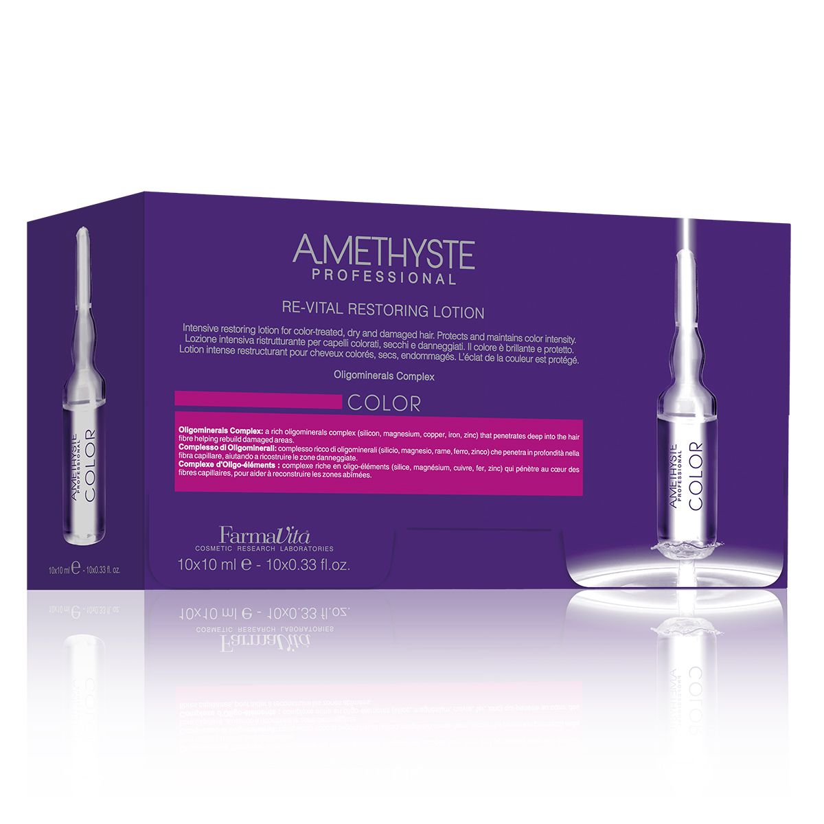 Farmavita Amethyst Color Re-Vital Wiederherstellungslotion 10x10ml