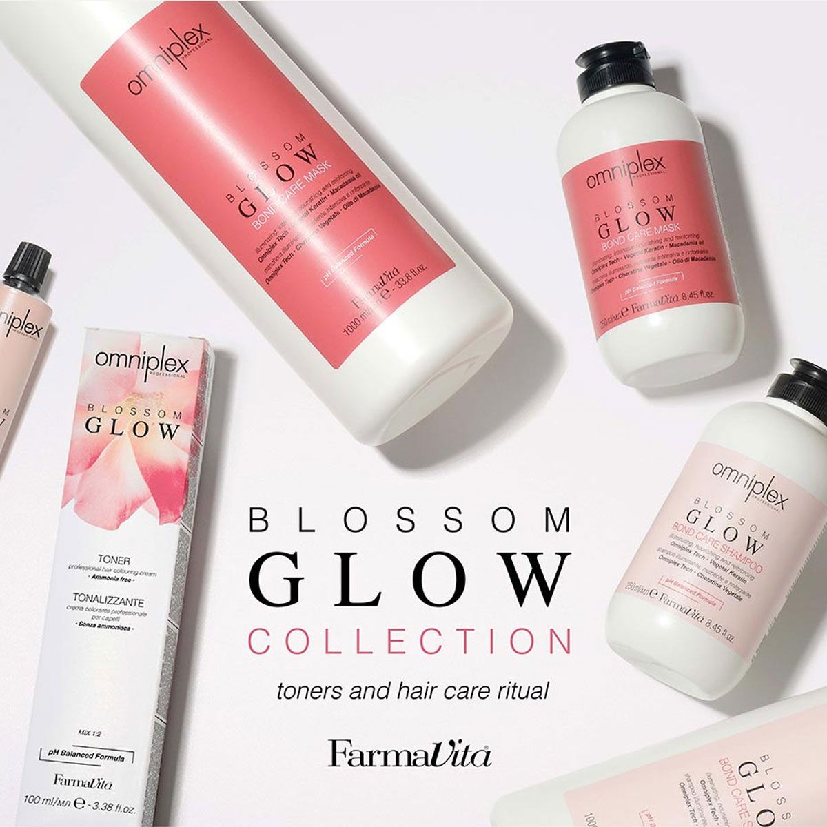 Farmavita Omniplex Blossom Glow Bond Pflegemaske 1000 ml