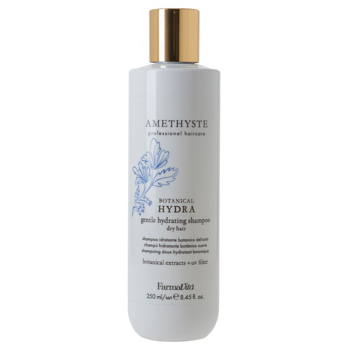 Farmavita Amethyst Botanical Hydra sanftes feuchtigkeitsspendendes Shampoo 250 ml
