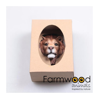 Farmwood Animals Garderobenhaken zum Aufhängen! Löwe 5x7,5x12cm