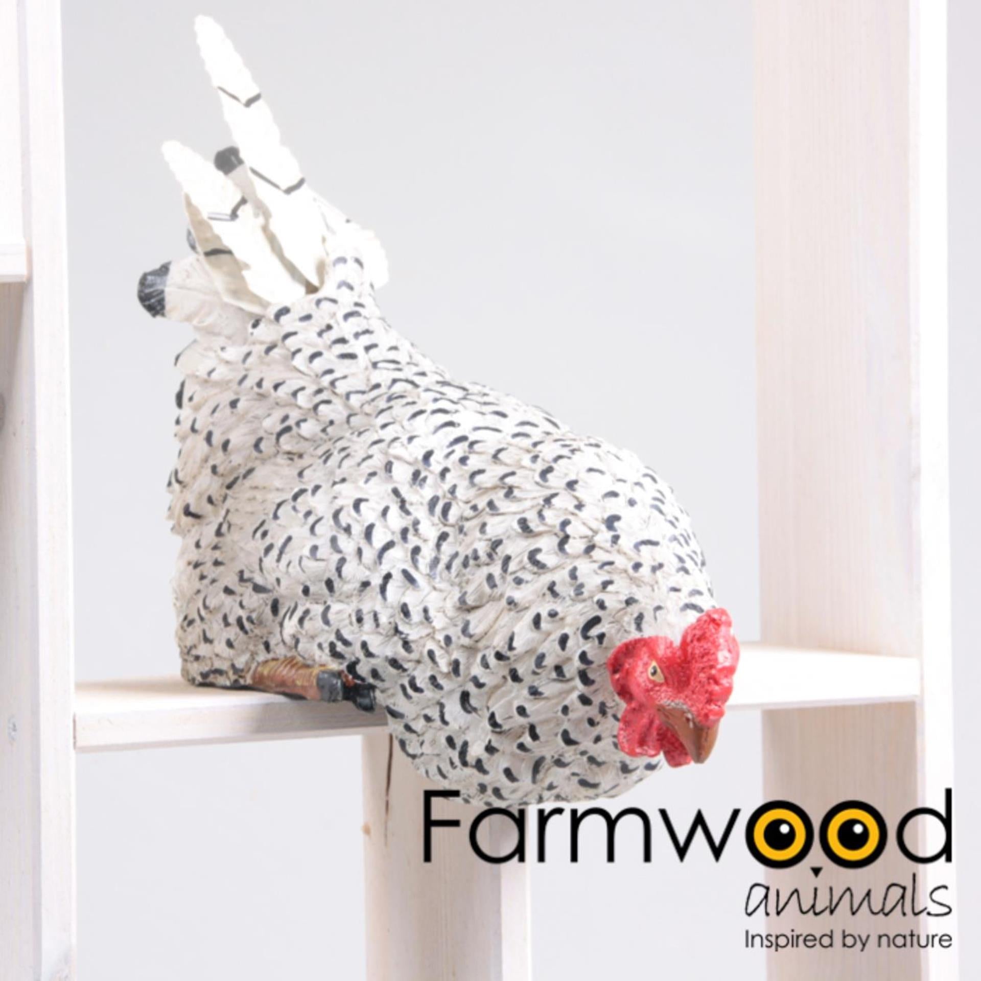 Farmwood Animals Farmwood Huhn auf Kante 23x14x24cm