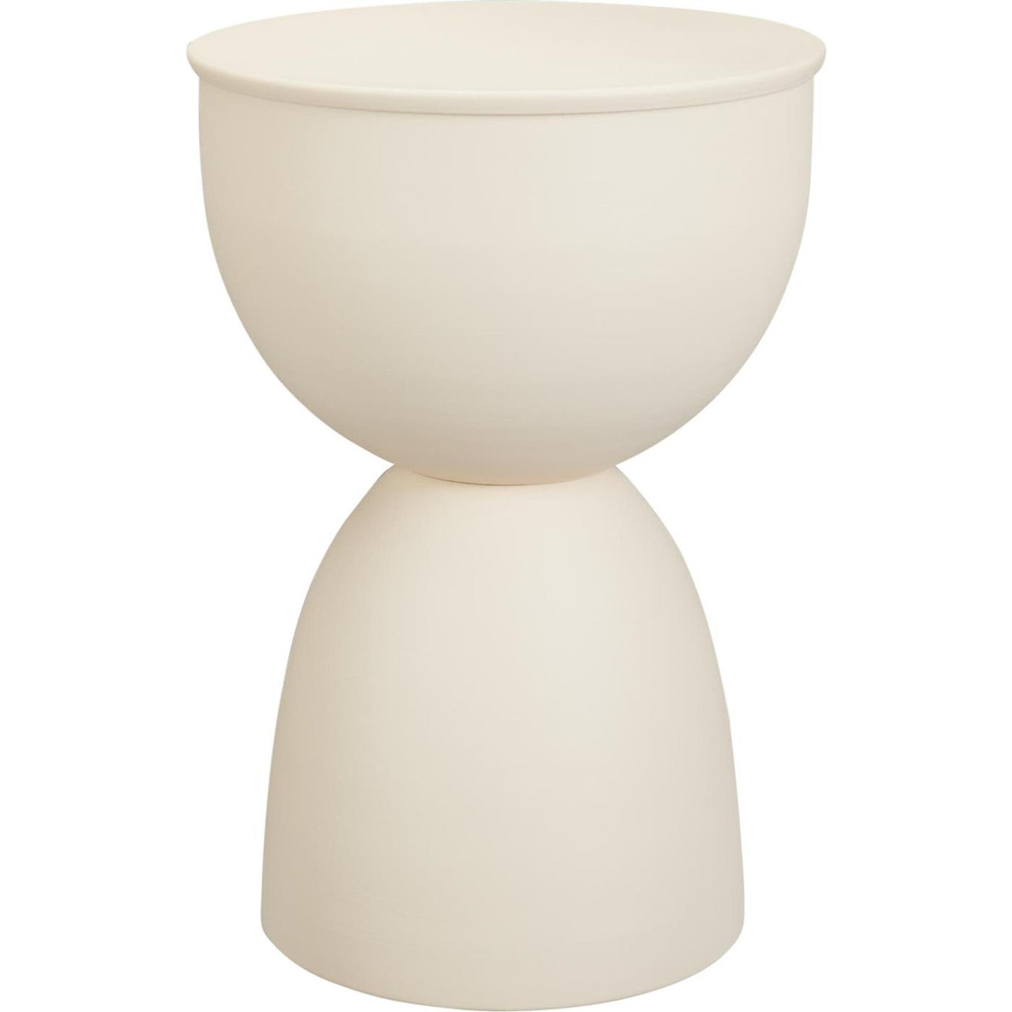Home Styling Beistelltisch creme matt 31x45cm Metall