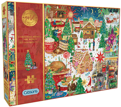 Intro Gibson Weihnachtspuzzle Weihnachten rund um die Welt 1000 Teile