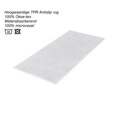 Dutch House Gaeta Badematte 50x80cm weiß