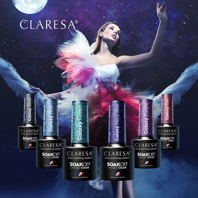 Claresa UV führte Gellak 5ml Galaxy Red