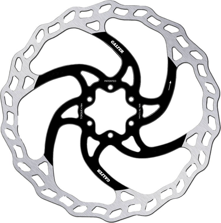 Galfer Bike Wave® fester E-Bike Enduro 6-Loch-Scheibenrotor
