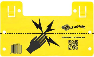 Gallagher EU-Warnschild (universell) (1) – 075881 075881