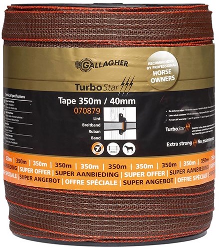 Gallagher Turbostar-Band 40 mm Terra 350 m – 070879 070879