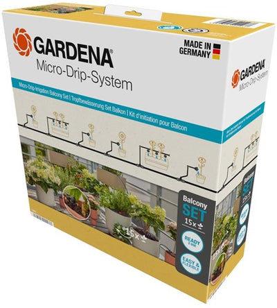 Gardena Micro-Drip-Entfernung Balkon Set (15 Pflanzen)