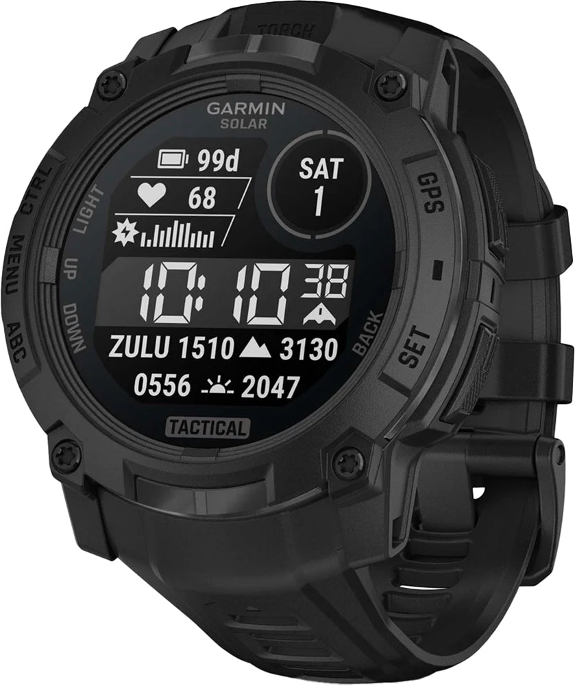 Garmin instinct® 3 Solar 50 mm Tactical Edition – GPS-Multisport-Smartwatch