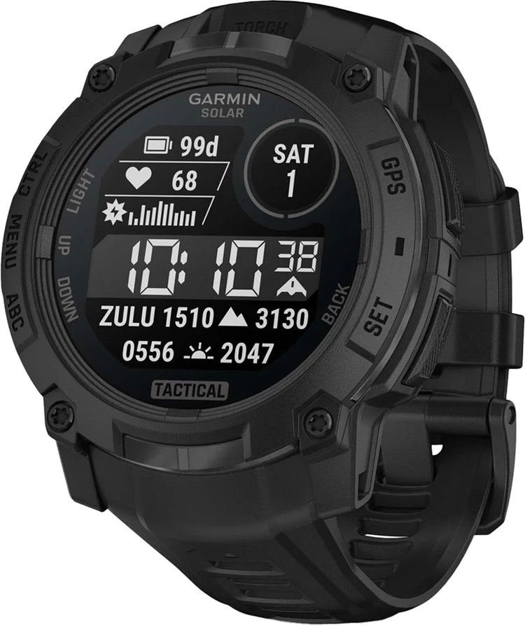 Garmin instinct® 3 Solar 50 mm Tactical Edition – GPS-Multisport-Smartwatch