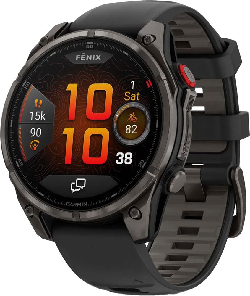 Garmin Fenix 8 Pro – 47 mm Amoled-Saphir – GPS-Multisport-Smartwatch