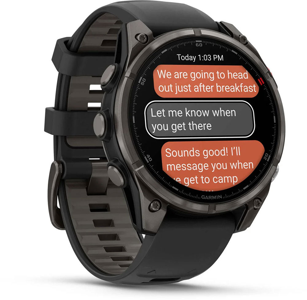 Garmin Fenix 8 Pro – 47 mm Amoled-Saphir – GPS-Multisport-Smartwatch