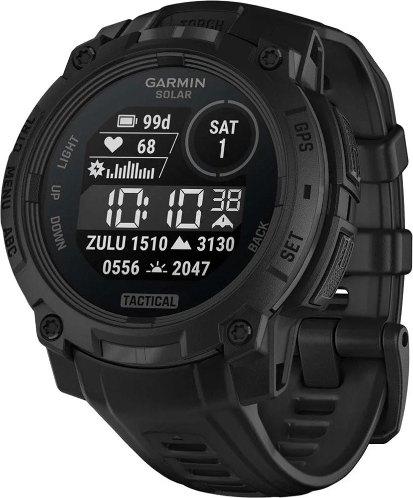 Garmin instinct® 3 Solar 45 mm Tactical Edition – GPS-Multisport-Smartwatch