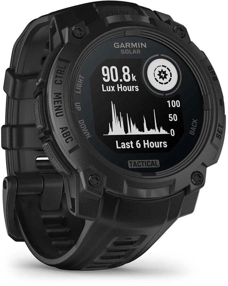Garmin instinct® 3 Solar 45 mm Tactical Edition – GPS-Multisport-Smartwatch