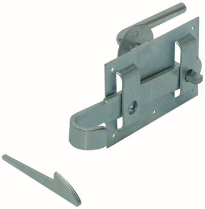 Gb farmhouse latch set with screw skin packaging galvanized label | 1 Stück - 17270610