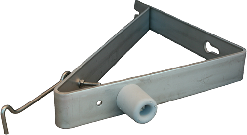 GB-Türscharnier quadratisch komplett 275x250x330 40x4 A2-Label | 1 Stück - 72464
