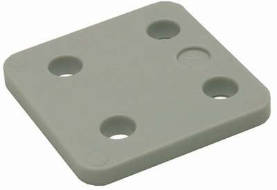 GB-Druckplatte ohne Schlitz 7 x 70 x 70 mm, graues Etikett; 48 pro Beutel | 192 Stück - 17534707